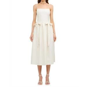 NEW SOFIE THE LABEL silvia midi dress in yellow